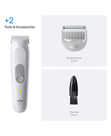 Series 3 Waterproof Body Groomer with 3 Grooming Tools & Accessories