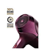 helios professional hair dryer in cherry chic - limited edition