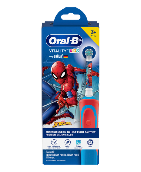 Kids Vitality Marvel Spider-Man Electric Toothbrush