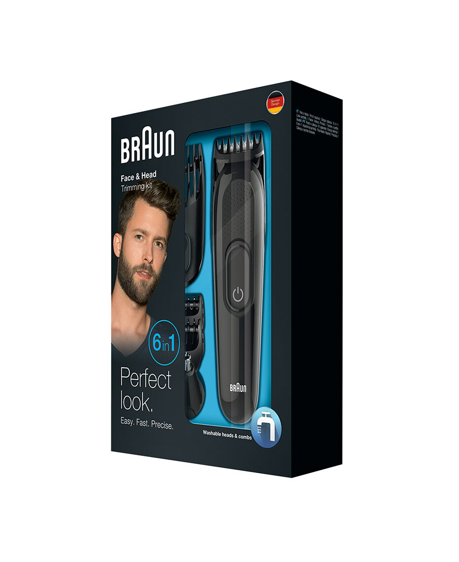 Braun head and face trimming kit