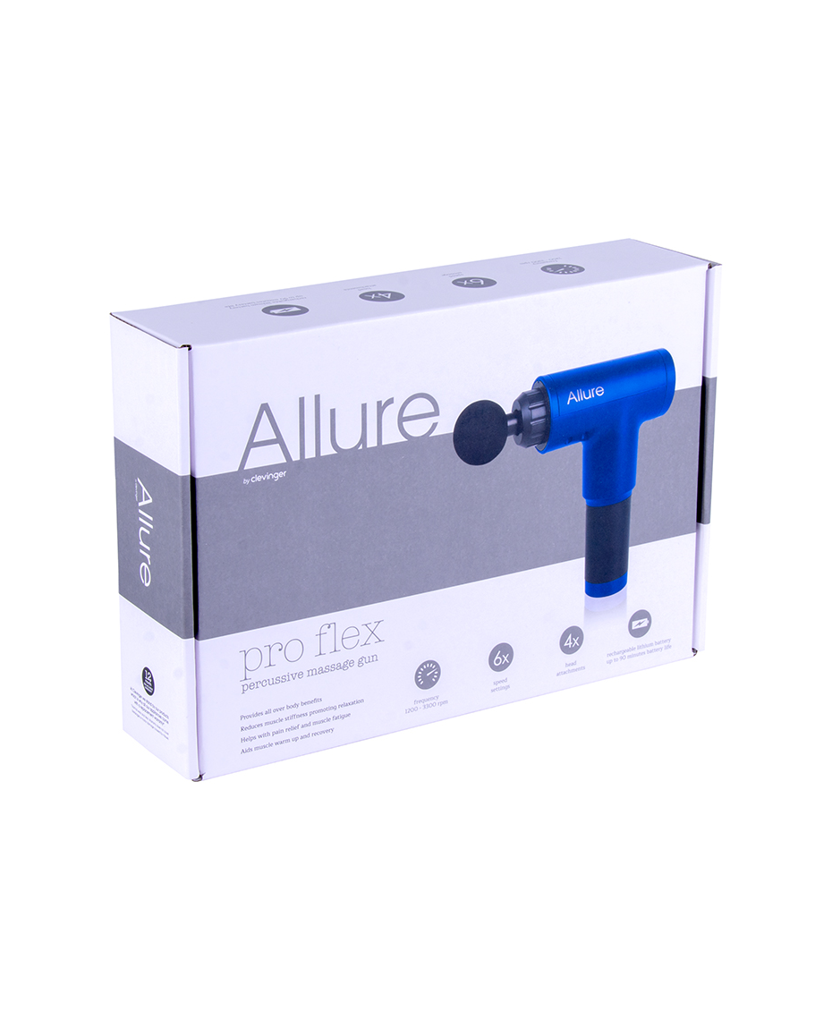 Allure Pro Flex Massage Gun Blue Shaver Shop
