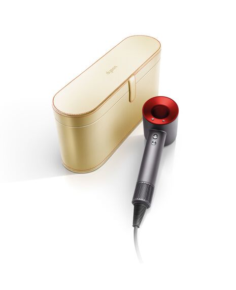 Supersonic Dryer - Red with Gold Case