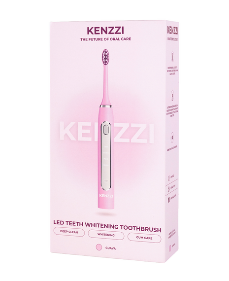 LED Whitening Sonic Electric Toothbrush - Guava