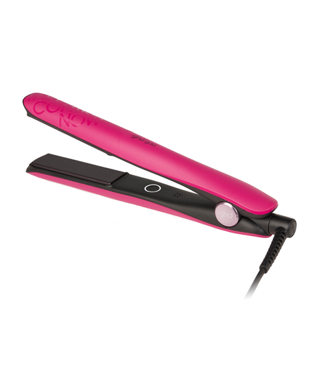 gold® hair straightener limited edition take control in orchid pink
