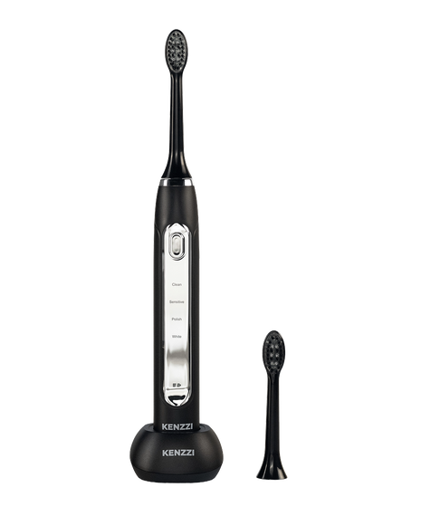 LED Whitening Sonic Electric Toothbrush - Midnight