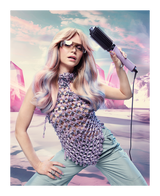 duet blowdry 2 in 1 hair dryer brush in galactic lilac - limited edition