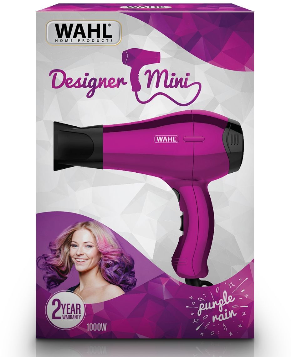 Wahl | Mini Designer Hair Dryer - Purple | Shaver Shop