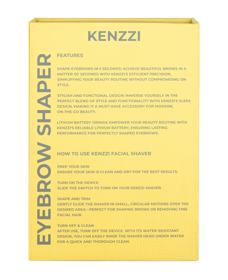 Facial Hair Remover - Yellow