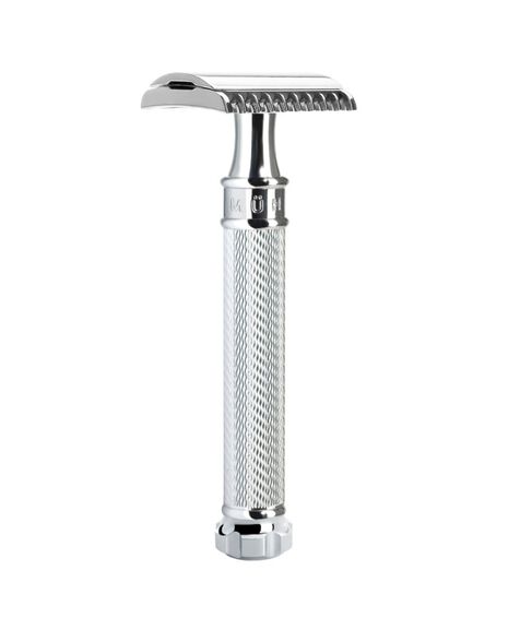Safety Razor Twist Open Comb - Chrome