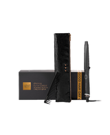 chronos curve conical wand hair curler gift set - limited edition