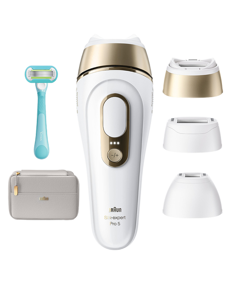 Silk-expert Pro 5 IPL Hair Removal Device with 3 Heads
