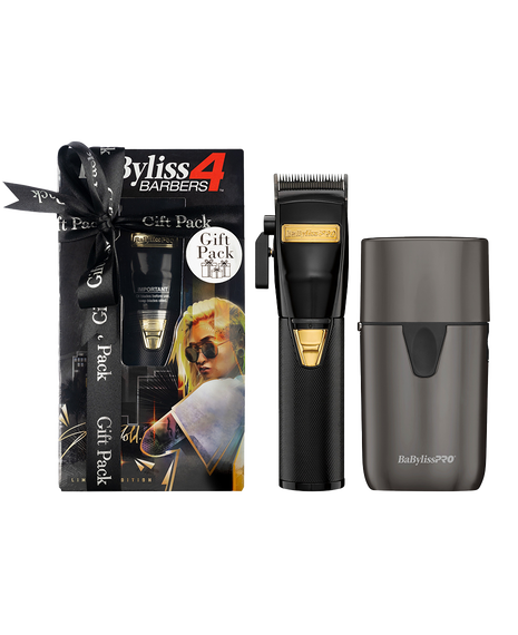 FX Lithium Clipper & UV Single Foil Shaver Duo Pack - Black