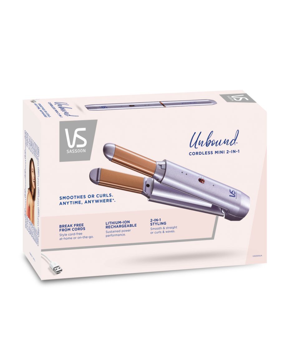 cordless hair straightener and curler