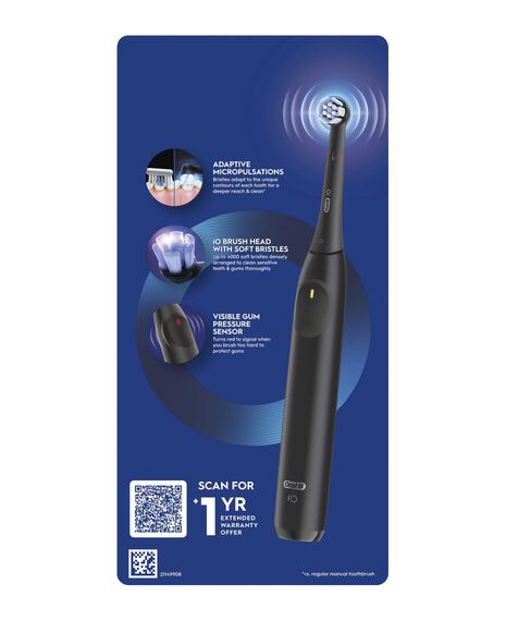 iO2 Electric Toothbrush - Black