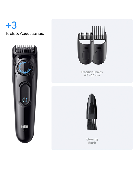 Series 3 Beard Trimmer with 3 Styling Tools & Accessories