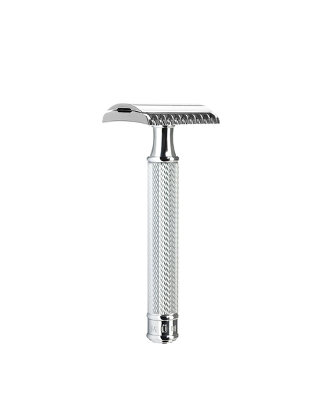 TRADITIONAL Open Comb Safety Razor - Chrome