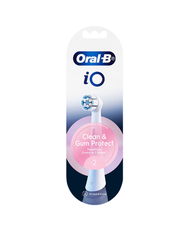 iO Clean & Gum Protect Brush Head Refills 2 Pack - White
