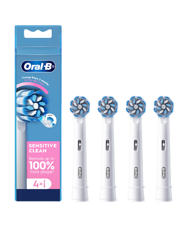 Sensitive Clean Brush Head Refills 4 Pack