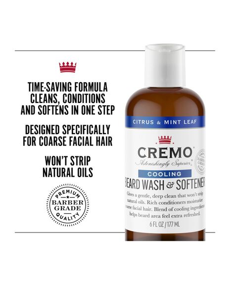 Cooling Citrus & Mint Leaf Beard Wash & Softener - 177mL