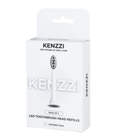 LED Whitening Replacement Brush Head Refills 2 Pack - Coconut Milk