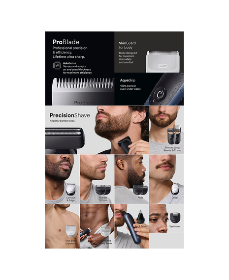 Series 7 15-in-1 Waterproof All-in-One Grooming Kit