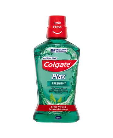 Plax Freshmint Mouthwash - 500mL