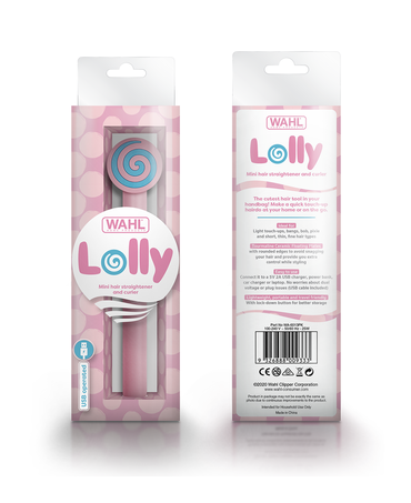Mini Lolly Hair Straightener - Pink