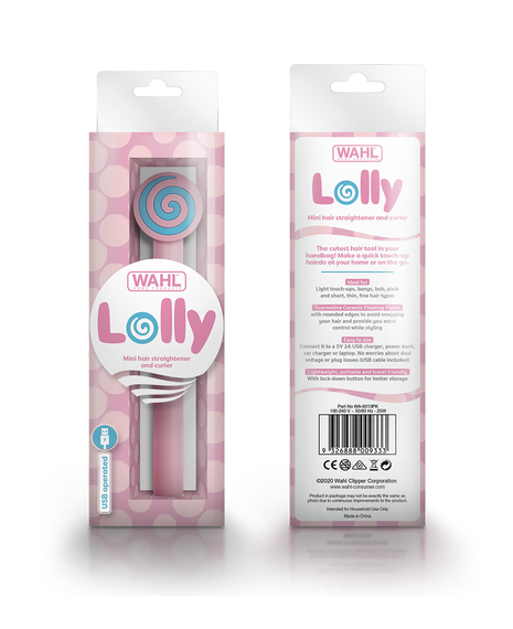 Mini Lolly Hair Straightener - Pink