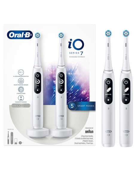 iO7 Electric Toothbrush Dual Handle Pack