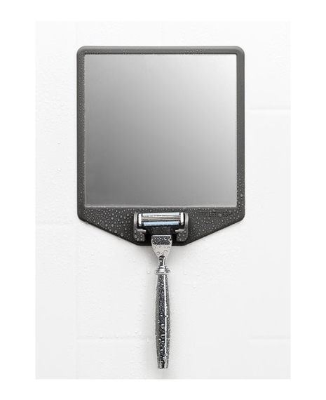 The Joseph | Mirror & Razor Holder - Charcoal
