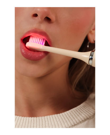 LED Whitening Sonic Electric Toothbrush - Sand