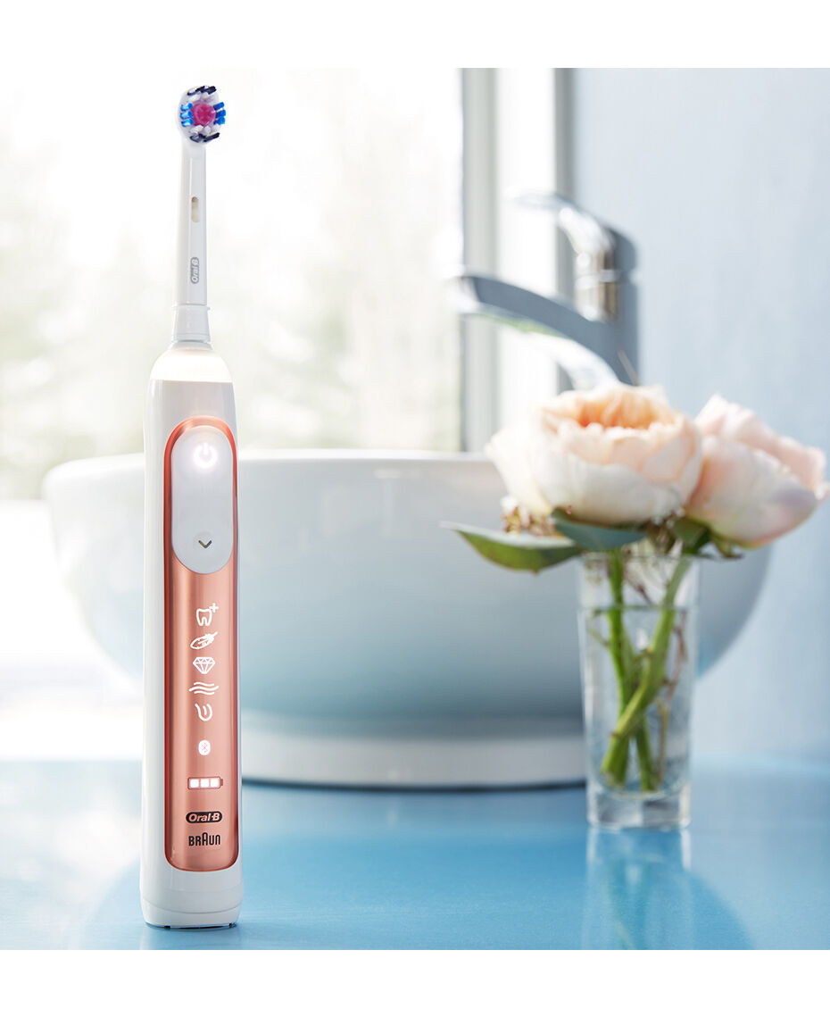 Oral B Genius 9000 Rose Gold Electric Rechargeable Toothbrush Dhl Shipping Ebay