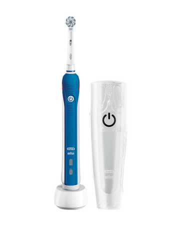 Pro 1500 Gentle Clean Electric Toothbrush - Blue with Travel Case