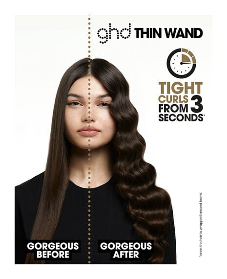 curve thin wand hair curler