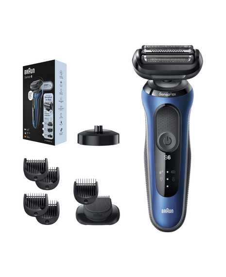Series 6 Wet & Dry Electric Shaver with Beard Trimmer Head
