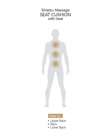 Shiatsu Massage Seat Cushion with Heat