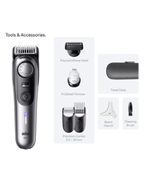Series 9 Waterproof Beard Trimmer with 7 Barbering Tools & Accessories