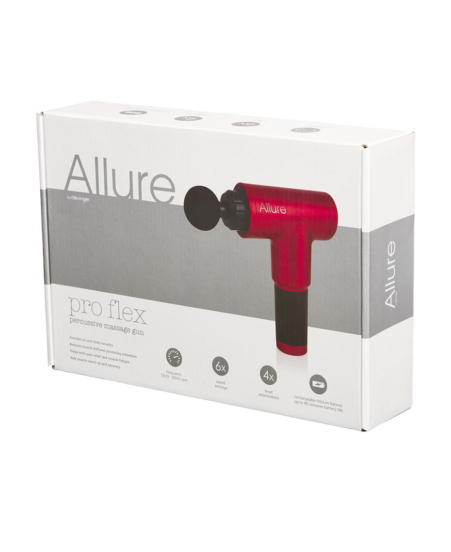 Allure Pro Flex Massage Gun Red Shaver Shop