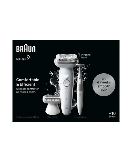 Silk-épil 9 3D Epilator with Bikini Trimmer & 9 Extras