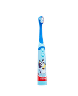 Kids Junior Bluey Battery Powered Sonic Toothbrush, 1 Pack, Extra Soft Bristles, for Children 3+ Years