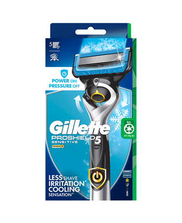 ProShield5 Chill Power Razor with Blades Refill 2 Pack