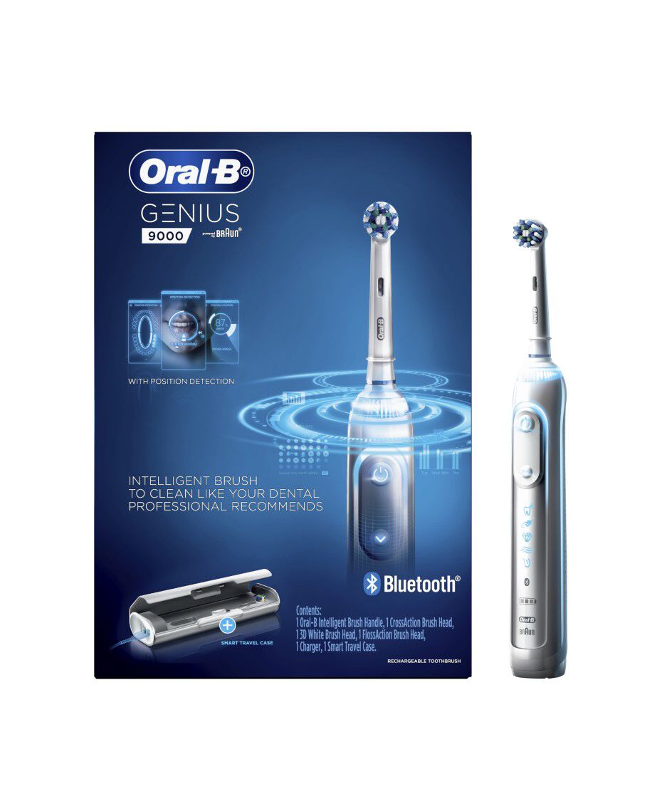 Oral-B | Genius 9000 Electric Toothbrush with 3 Replacement
