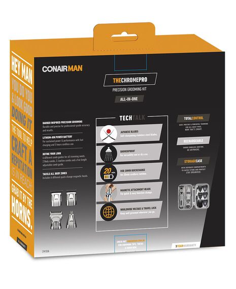 The Chrome Pro All-in-One Precision Grooming KIt
