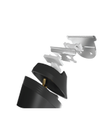 Stainless Steel sUper-close+ Trimmer - Black