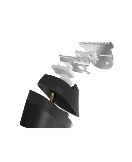 Stainless Steel sUper-close+ Trimmer - Black