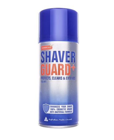 Shaver Guard+ Lubricant & Sanitising Cleaning Spray 100g