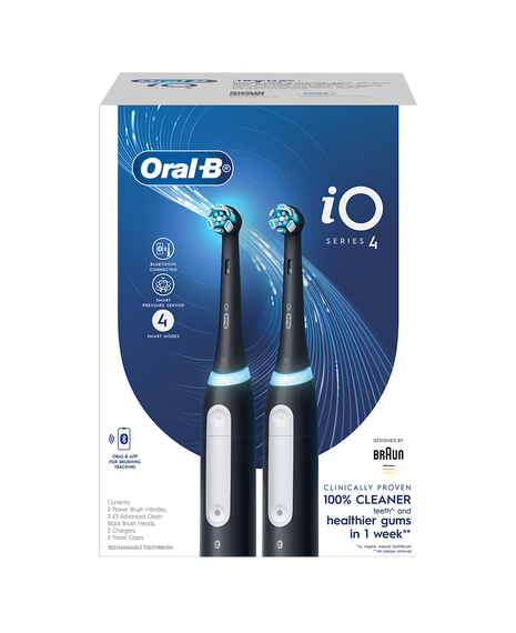 iO4 Dual Handle Electric Toothbrush Pack