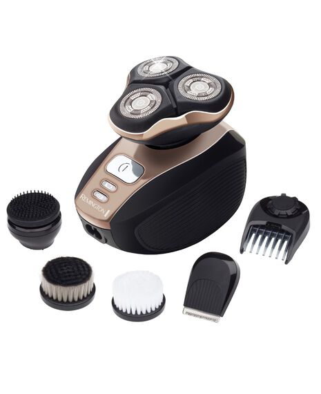 Quick Shave Pro XR1415AU Electric Shaver with 4 Grooming and Cleansing Heads