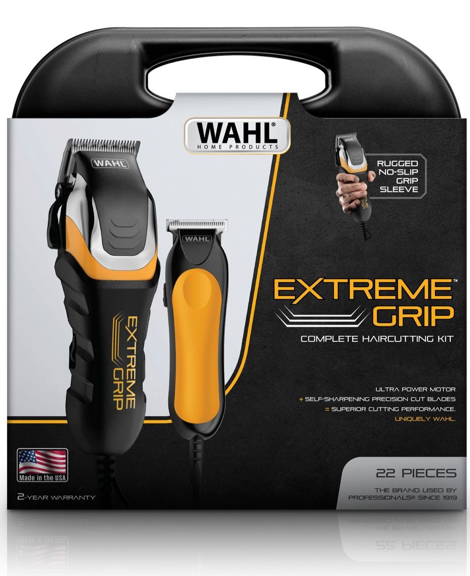 wahl extreme grip hair cutting kit