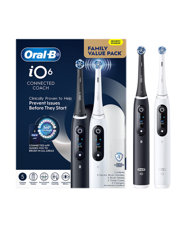 iO6 Dual Handle Electric Toothbrush Pack